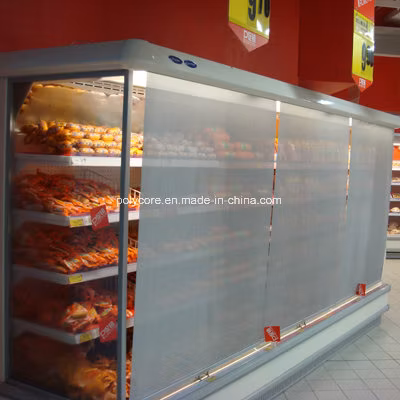 Persiana nocturna para exhibición refrigerada